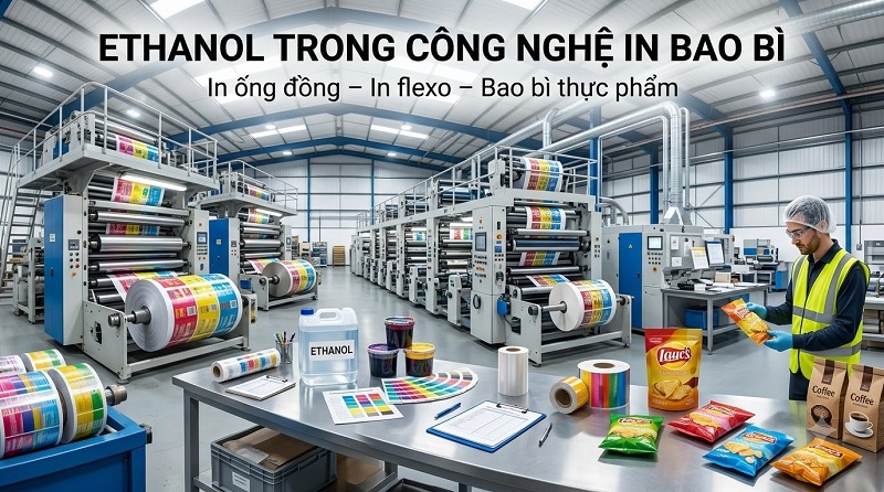 Ethanol Trong Mực In Bao Bì: Vai Trò, Ứng Dụng Và Tiêu Chí Lựa Chọn
